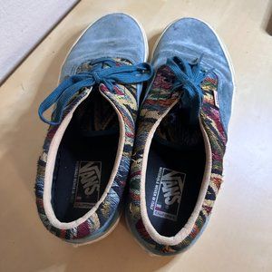 Vans Men's Era Ca Italian Weave And Pig Suede Atlantic Skateboard Size 11